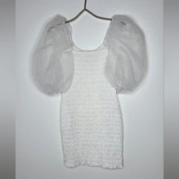 ​For Love & Lemons Marjori Mini Dress - White Size SM S19 Vault Bridal- Graduate - Picture 7 of 7